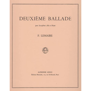 Deuxieme Ballade Felix LEMAIRE